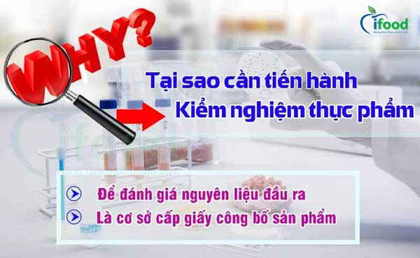 Vì sao phải kiểm nghiệm chất lượng thực phẩm?