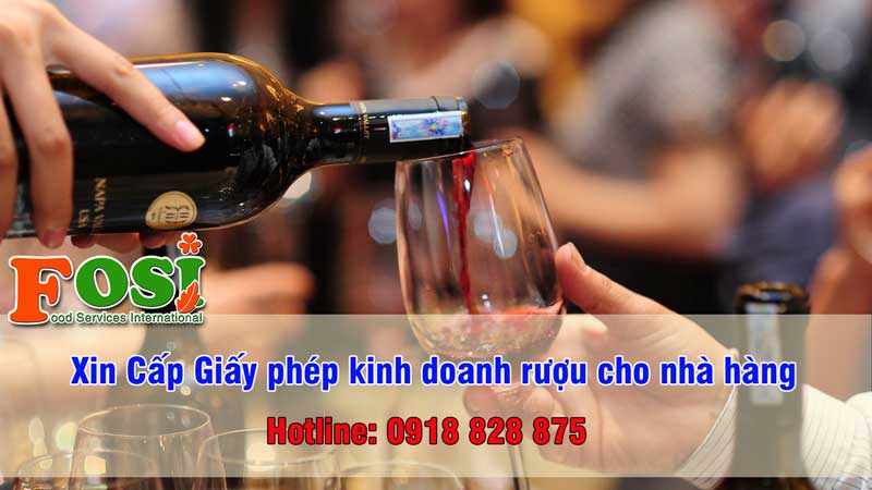 giấy phép kinh doanh rượu cho nhà hàng